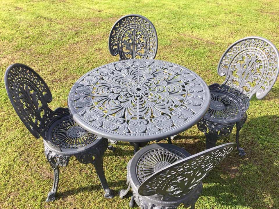Metal Restoration Reloved By Ribble, How To Repaint Aluminium Garden Furniture