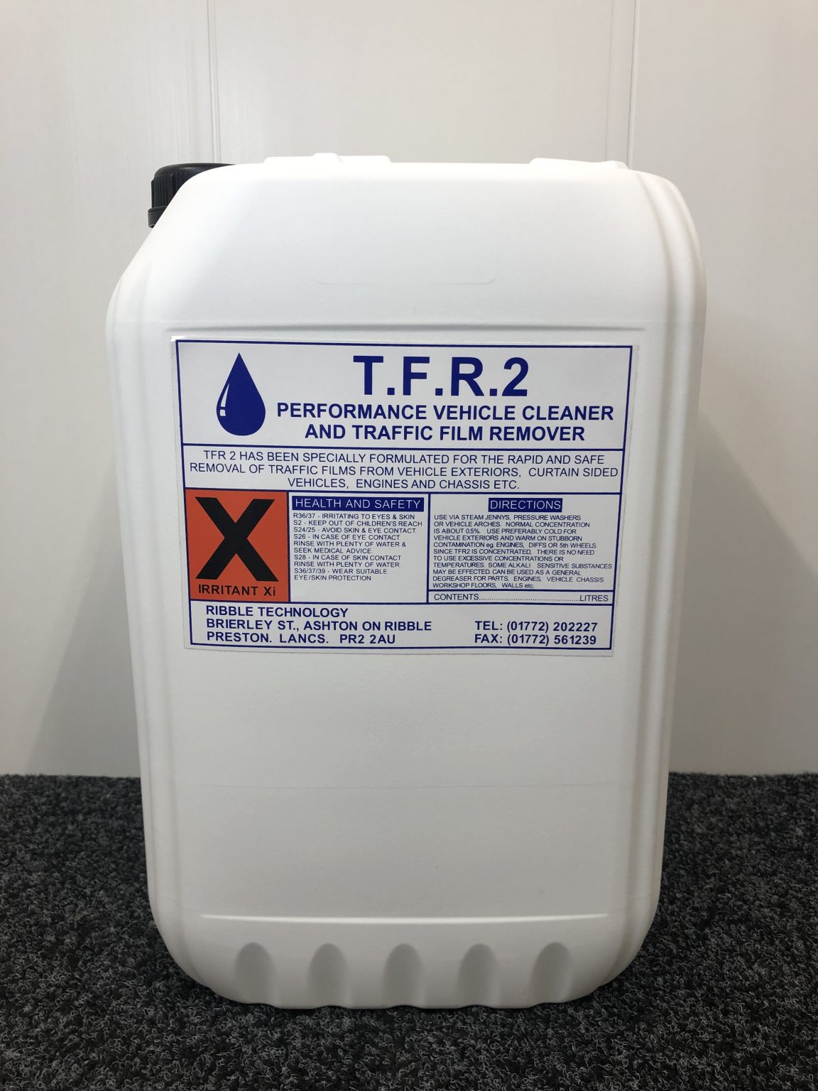 Traffic Film Remover TFR Cleaner in 25, 205 & 1000 Litre